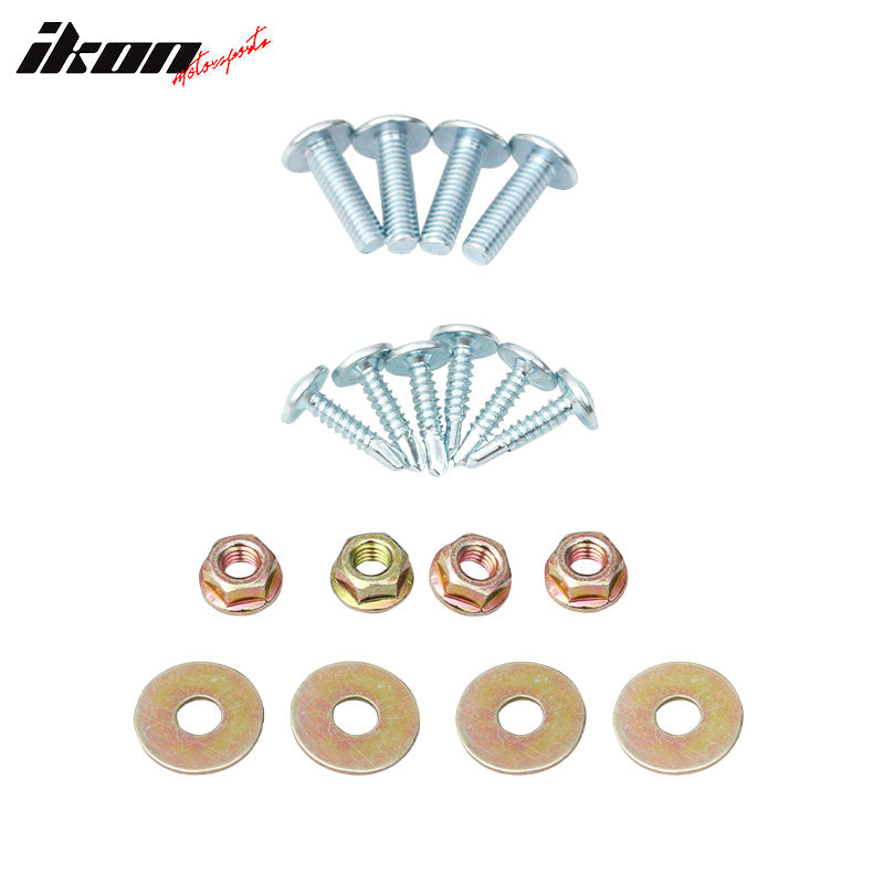 2014-2016 Toyota Corolla Sport Unpainted Black Front Bumper Lip PU 3PC