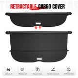 Rear Trunk Cargo Cover for INFINITI QX50 2014-2017 & EX35 EX37 2008-2013