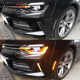 2014-2019 Cadillac CTS ATS Black Housing Side Marker Light Corner Lamp