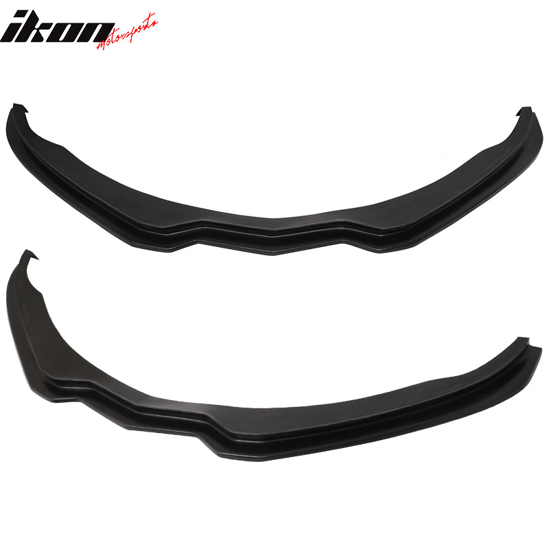2014-2019 Chevrolet Corvette C7 ST Style Unpainted Front Bumper Lip PU