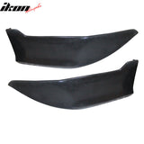2014-2019 Toyota Corolla Rear Bumper Lip Aprons Unpainted Black PU