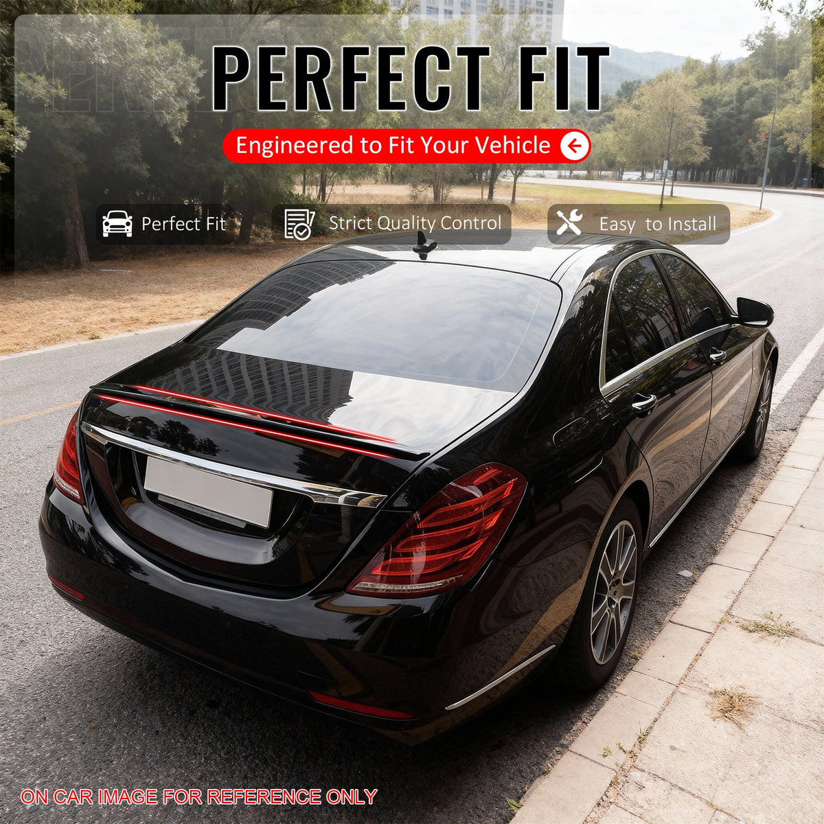 Trunk Spoiler for Benz W222 S-Class Sedan 2014-2020 AMG