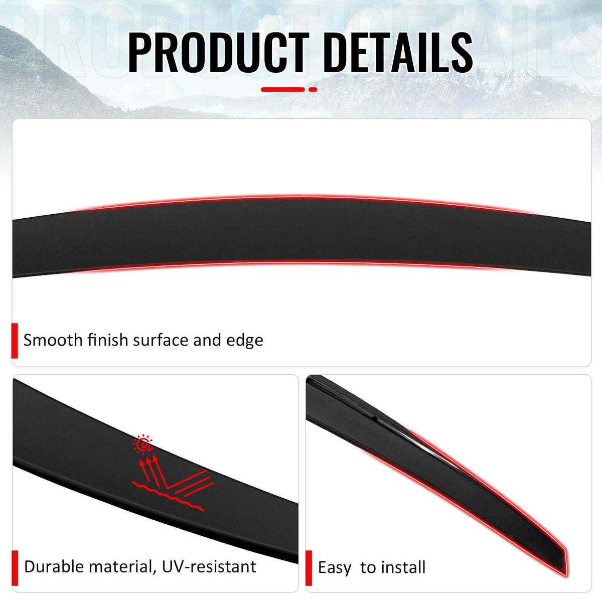 Trunk Spoiler for Benz W222 S-Class Sedan 2014-2020 AMG