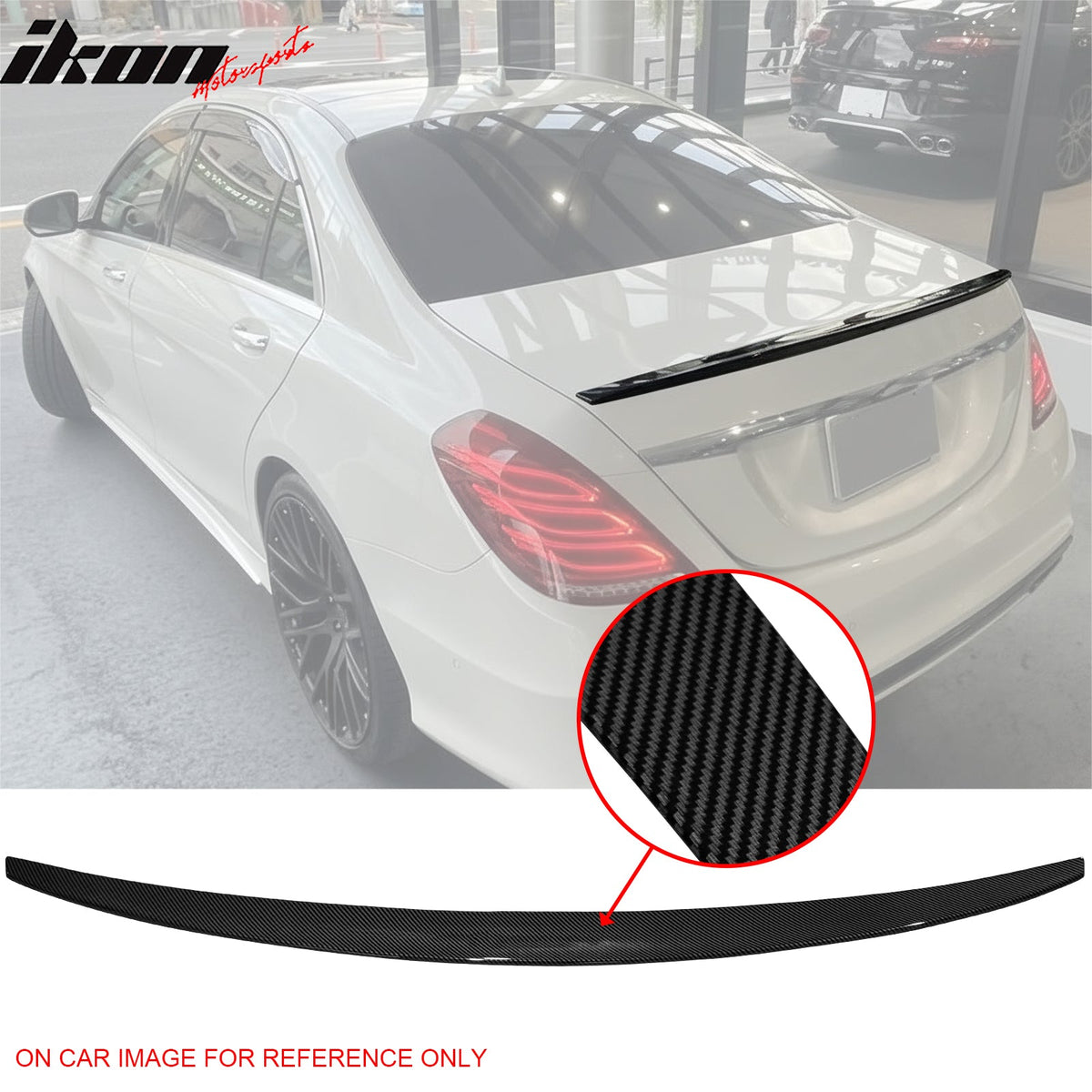Trunk Spoiler for Benz W222 S-Class Sedan 2014-2020 AMG