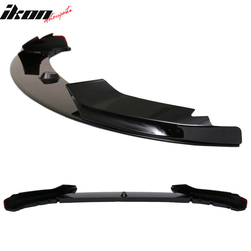 Fits 14-20 BMW F32 F33 F36 4 Series Front Lip Jet Black #668