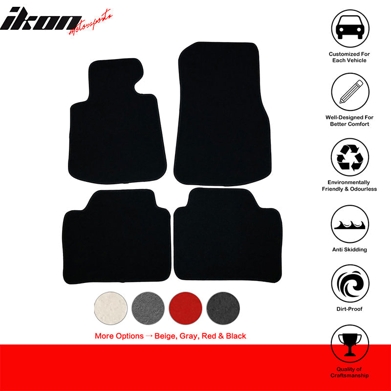 Floor Mat for BMW F32 4 Series 2014-2020 Black Carpet 4PC Nylon