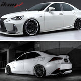 2014-2020 Lexus IS250 IS300 IS350 Side Skirts AR Style Matte Black PP