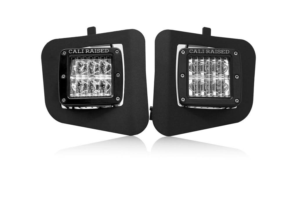 LED Fog Light Pod Replacement Mounting Brackets For 2014-2021 Toyota Tundra