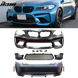 2014-2021 BMW F22 F23 2 Series M2 Style Front & Rear Bumper Cover PP