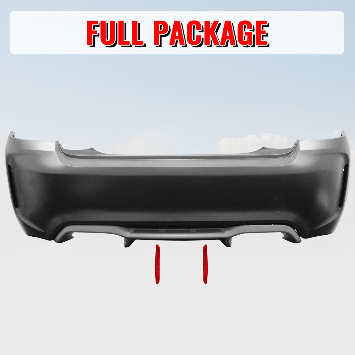 2014-2021 BMW F22 F23 2 Series M2 Style Unpainted Rear Bumper Cover PP