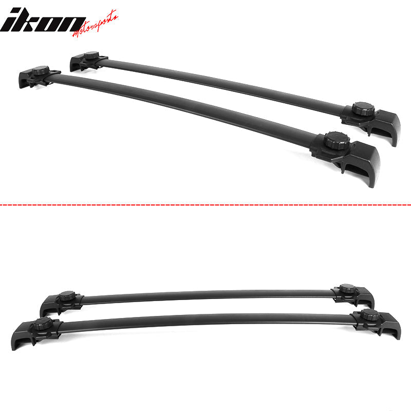 2014-2023 Jeep Renegade OE Black Top Roof Rack Cross Bar Aluminum