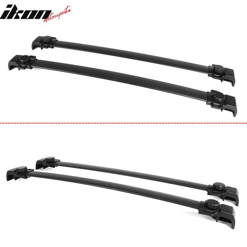2014-2023 Jeep Renegade OE Black Top Roof Rack Cross Bar Aluminum