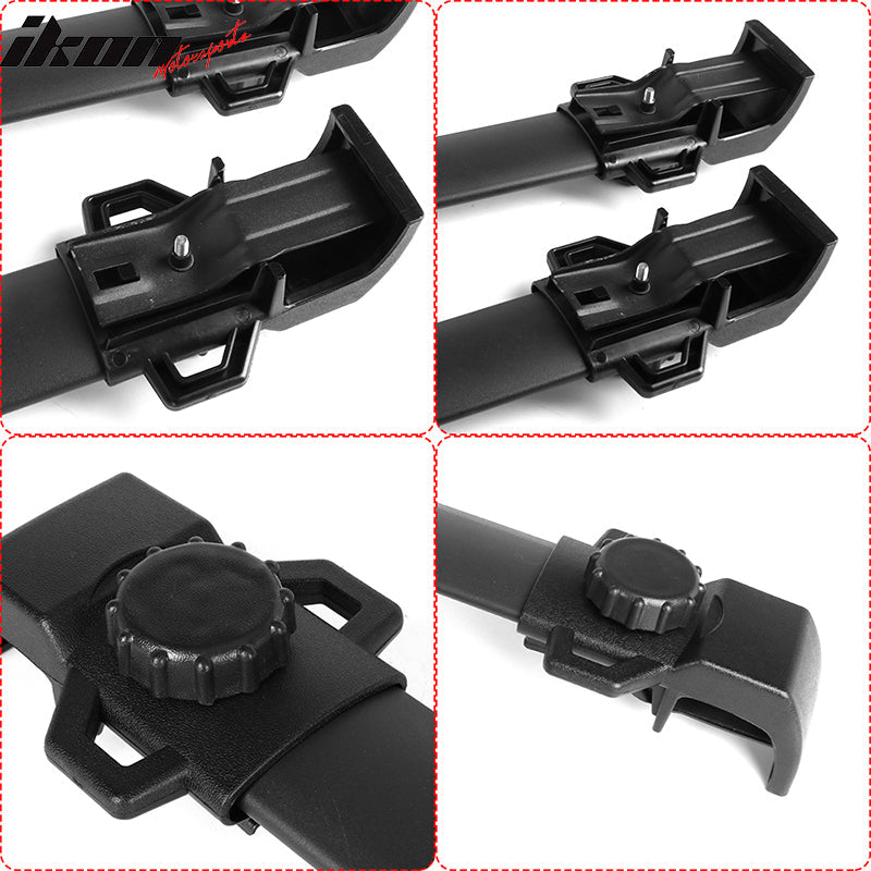 2014-2023 Jeep Renegade OE Black Top Roof Rack Cross Bar Aluminum