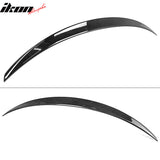 Trunk Spoiler for Infiniti Q50 Sedan 2014-2024 Ikon #KH3 Super Black ABS
