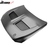 Front Hood for Ford Mustang V6/GT/GT350 2015-2017 GTD Style Black Aluminum