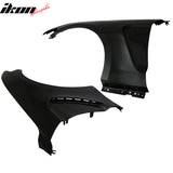 2015-2017 Ford Mustang GT350 Unpainted Fender Trim w/ Inserts Steel