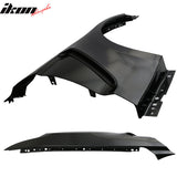 2015-2017 Ford Mustang GT350 Unpainted Fender Trim w/ Inserts Steel