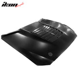 2015-2017 Ford Mustang Hood GT500 Style Black Car Hood Cover Aluminum