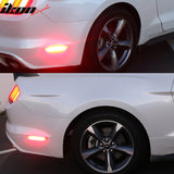Rear Side Marker LED Lights Reflectors for Ford Mustang 2Dr 2015-2017