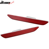 Rear Side Marker LED Lights Reflectors for Ford Mustang 2Dr 2015-2017