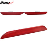 Rear Side Marker LED Lights Reflectors for Ford Mustang 2Dr 2015-2017