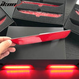 Rear Side Marker LED Lights Reflectors for Ford Mustang 2Dr 2015-2017