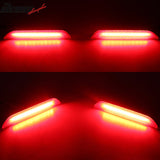 Rear Side Marker LED Lights Reflectors for Ford Mustang 2Dr 2015-2017