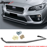 2015-2021 Subaru WRX STI V-Limited Style Unpainted Front Bumper Lip PP