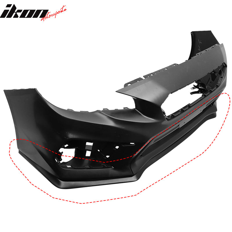 2015-2017 Subaru WRX STI 4Dr Sedan HD Front Lip Splitter Spoiler PU