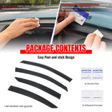 2015-2019 Subaru Legacy Sedan Window Visors Smoke Acrylic Rain Sun Deflectors Side Door Vent Guard 4PCS Set
