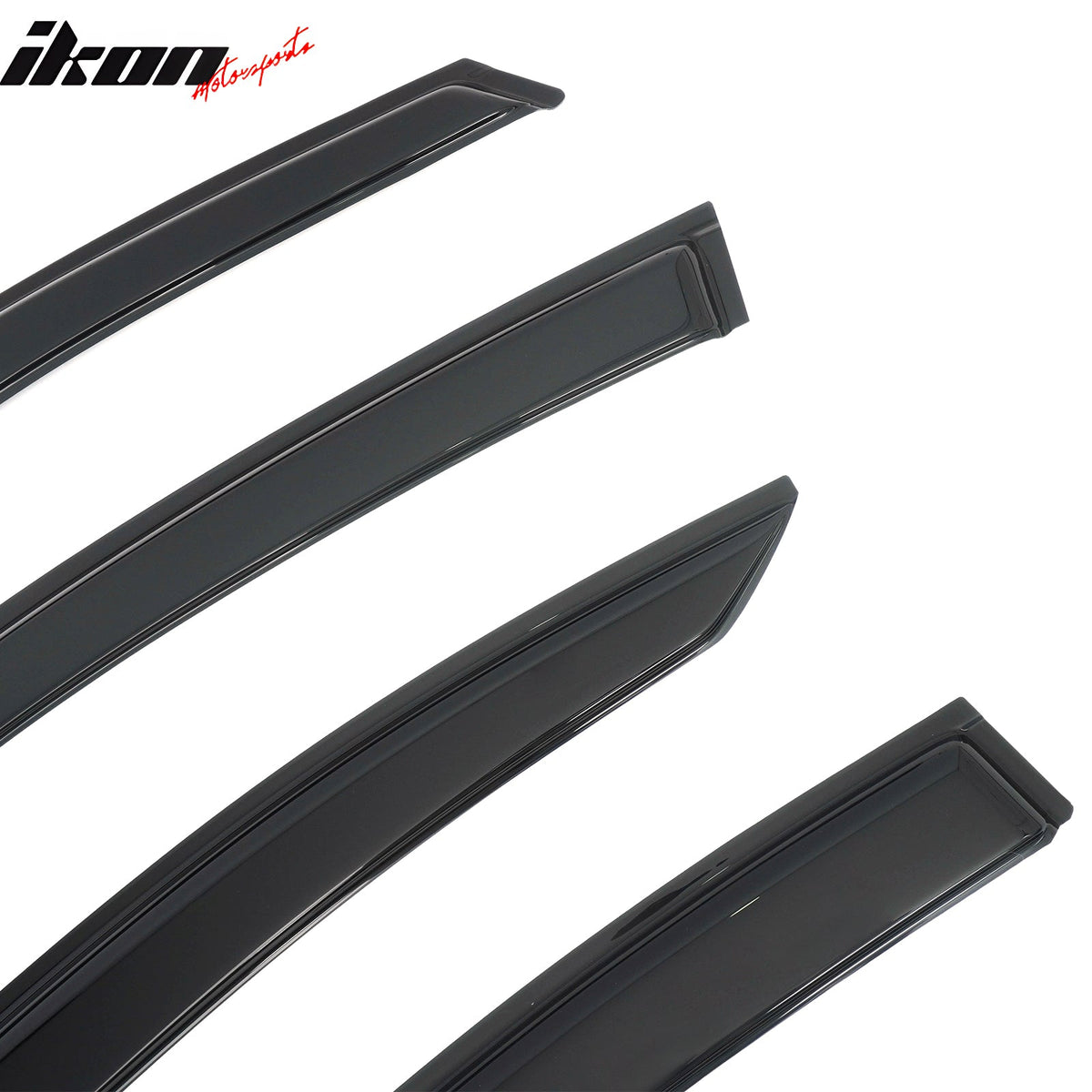 2015-2019 Subaru Legacy Sedan Window Visors Smoke Acrylic Rain Sun Deflectors Side Door Vent Guard 4PCS Set