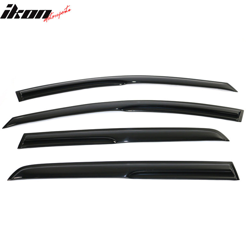 2015-2019 Volkswagen VW Golf MK7 Window Visor Mugen Style Smoke Tinted