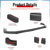 15-21 Subaru WRX STI CS Style Front Bumper Lip Carbon Fiber Print 3PC
