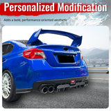 2015-2021 Subaru WRX STI HT Style Rear Diffuser Carbon Fiber Print ABS