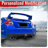 Rear Diffuser Lip for Subaru WRX STI 2015-2021 HT Style Gloss Black ABS