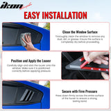 Side Window Louvers for Subaru WRX 2015-2021 Gloss Black IKON Style ABS
