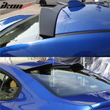 Rear Roof Spoiler Window Visor for Subaru WRX STI V2 2015-2021 #D4S Black