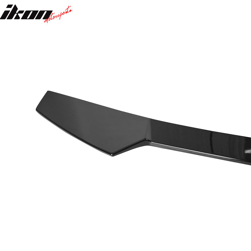 Rear Roof Spoiler Window Visor for Subaru WRX STI V2 2015-2021 #D4S Black