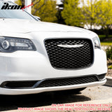 2015-2023 Chrysler 300 Gloss Black ABS Upper Grille + PP Lower Grille
