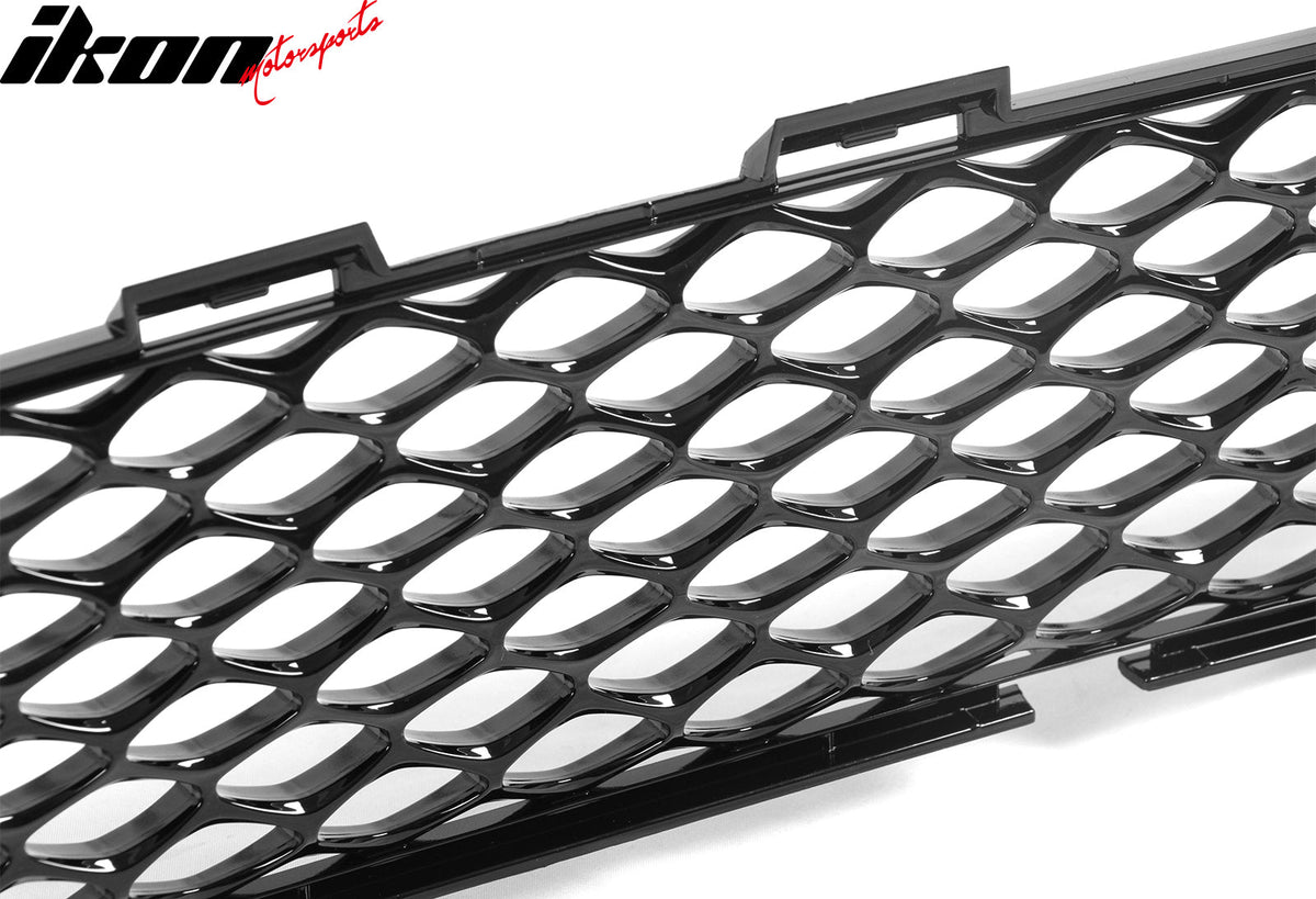 2015-2023 Chrysler 300 Gloss Black ABS Upper Grille + PP Lower Grille