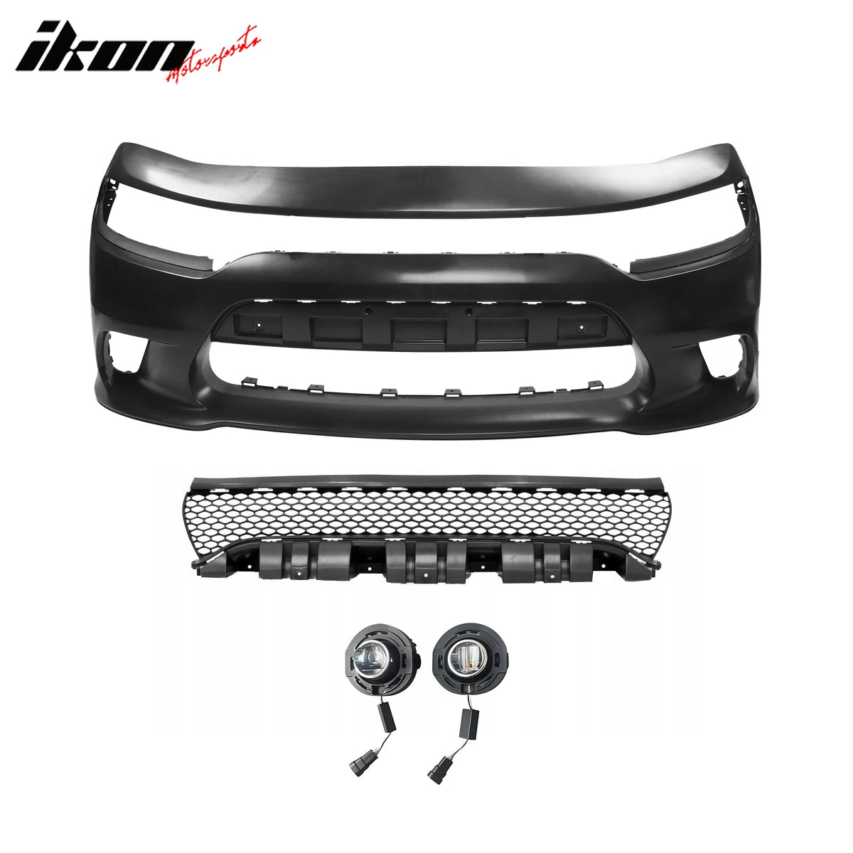 2015-2023 Dodge Charger SRT Hellcat Front Bumper Cover W/Fog Lamps PP