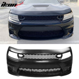 2015-2023 Dodge Charger 19 SRT Hellcat Front Bumper Cover W/Fog Lamps