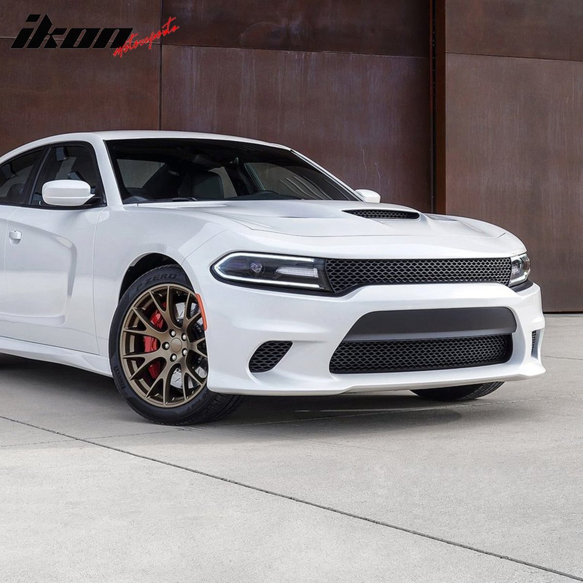 2015-2023 Dodge Charger SRT Hellcat Front Bumper W/Fog Light Grilles
