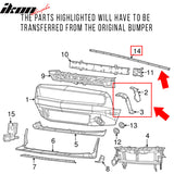 2015-2023 Dodge Challenger Front Bumper w/ Grille & HC Lip Unpaint PP