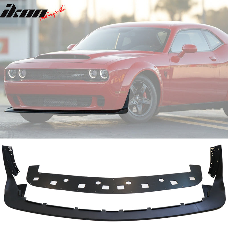 2015-2023 Dodge Challenger Front Full Bumper & Lip + Fender Flares PP