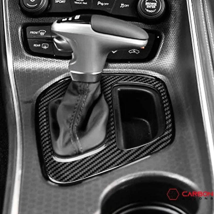 2015-2023 Dodge Challenger Gear Shift Trim Real carbon fiber cover