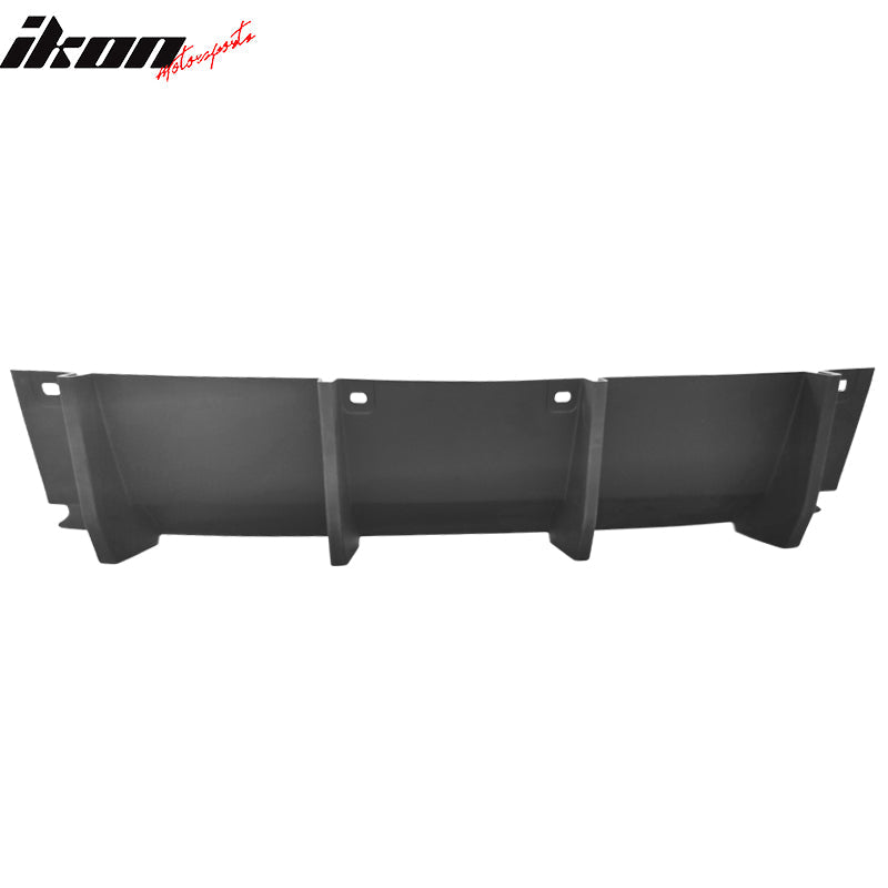 2015-2023 Dodge Challenger Unpainted Rear Bumper Lip Diffuser 4 Fin PP