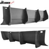 2015-2023 Dodge Challenger Unpainted Rear Bumper Lip Diffuser 4 Fin PP