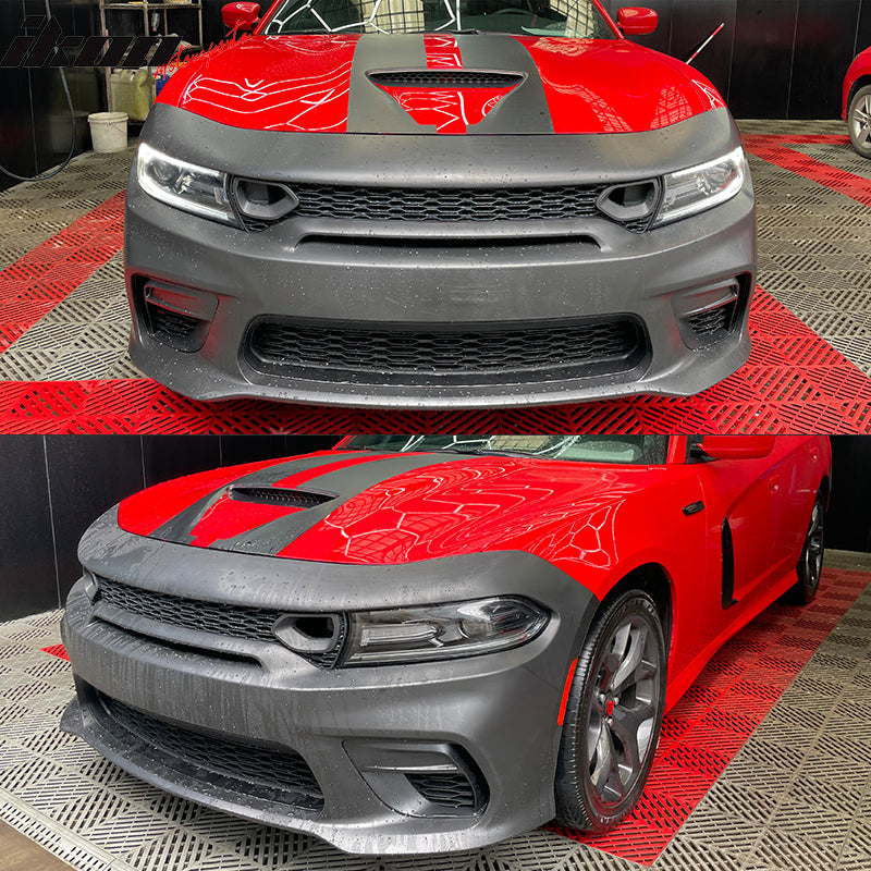 2015-2023 Dodge Charger Widebody SRT Front Bumper Kits Unpainted PP