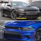 2015-2023 Dodge Charger Grill Unpainted Black Front Upper Car Grille
